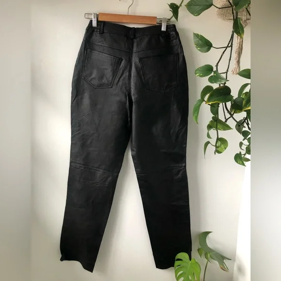 Vintage high waisted leather pants - Picture 6 of 6